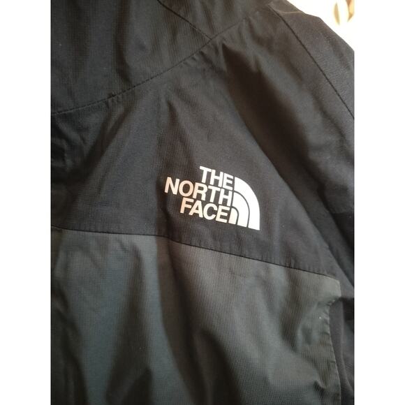 M824)The North Face Boys Full Zip Gray Black Dryvent Hoodie Jacket S 7/8 NFA3NNV - Picture 8 of 8
